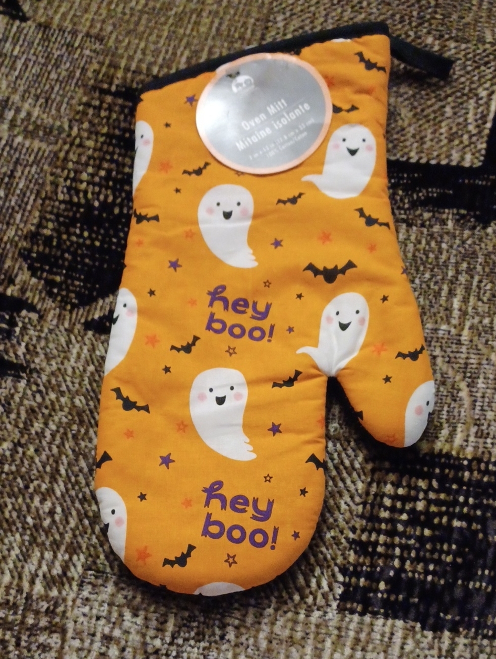 4/$30 New Hallowe'en Print Oven Mitt